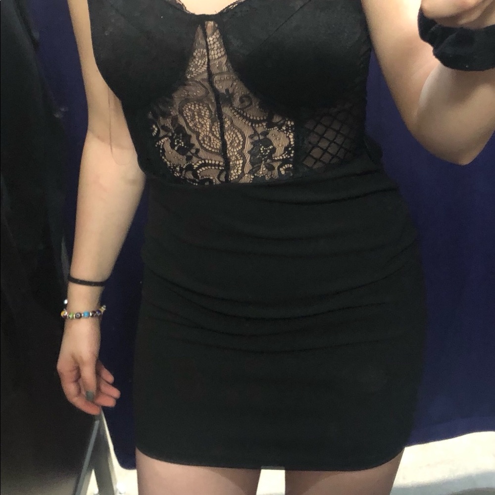 Black Lace Dress